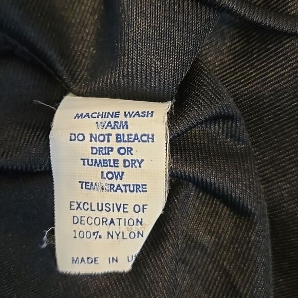 Vintage Black and Red Lace Top Nightie - Picture 6 of 7